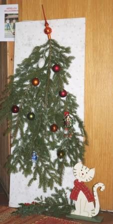 Unser Weihnachtsthema lautet Katzen, Kugeln, Kerzen